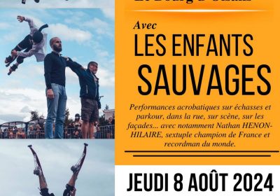 Parkour show with Les Enfants Sauvages