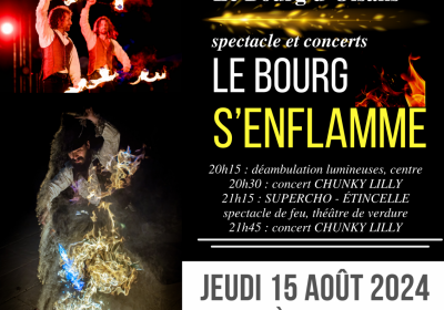 Le Bourg goes up in flames